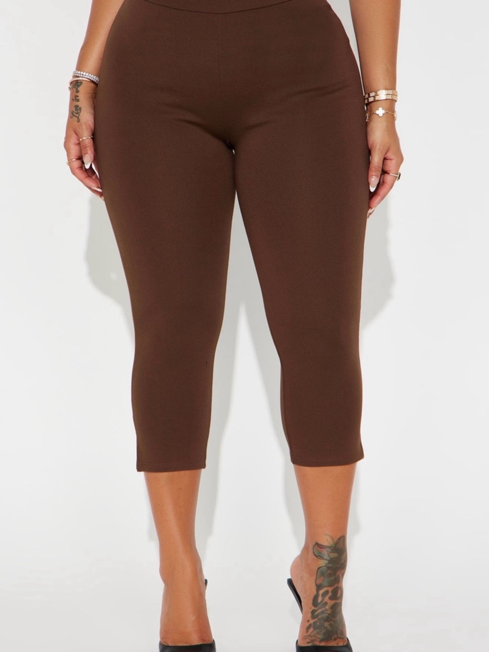 All My Potentials Capri Legging - Chocolate